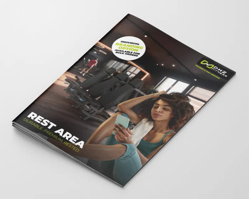 DHZ Fitness Preview Katalog A4 Rest Area