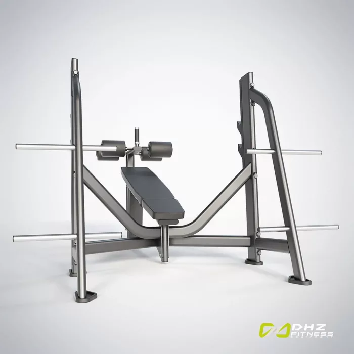 DHZ Fitness | Benches, Fusion Pro, E7041, Chest, FUSION PRO - Olympic Bench Decline-