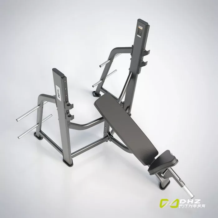 DHZ Fitness | Benches, Fusion Pro, E7042, Chest, FUSION PRO - Olympic Bench Incline-