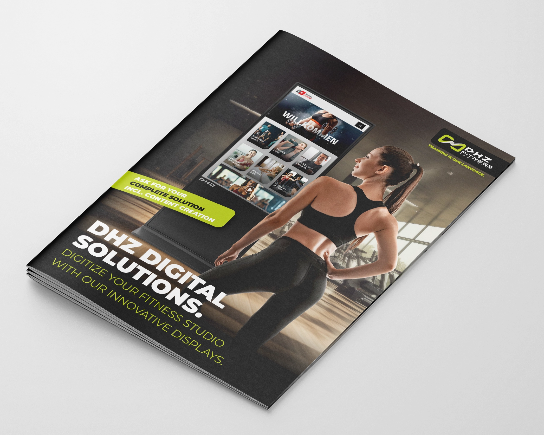 DHZ Fitness Europe Katalog Displays Preview