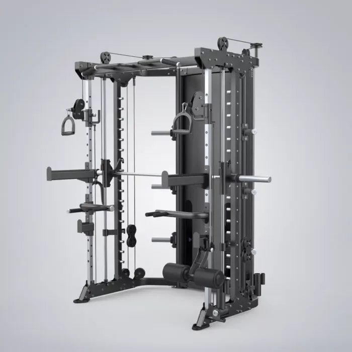 DHZ Fitness | Racks, E6247, DUAL, CROSSTRAINING - functional smith machine all in one machine -