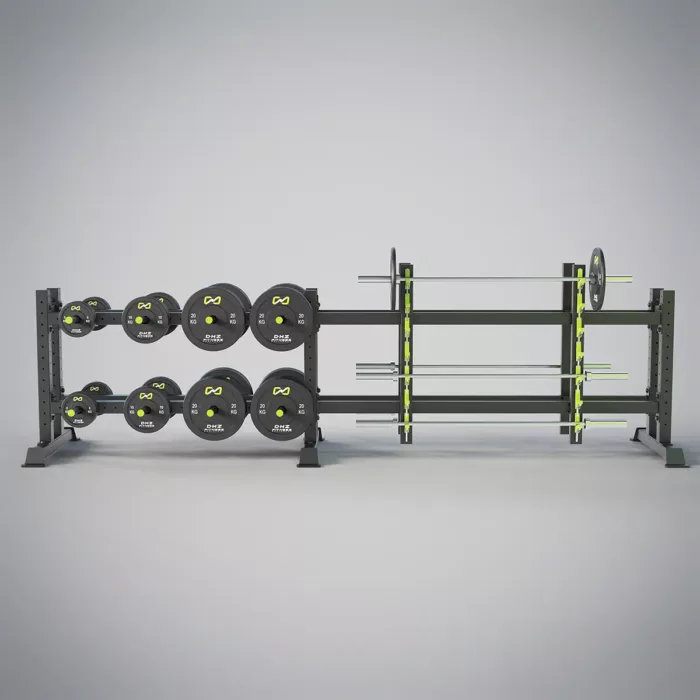 DHZ Fitness | Storage Racks, E6230, CROSSTRAINING - Disk & Bar rack-