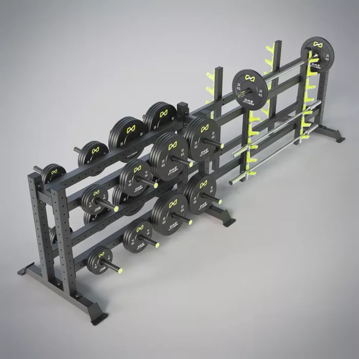 DHZ Fitness | Storage Racks, E6230, CROSSTRAINING - Disk & Bar rack-